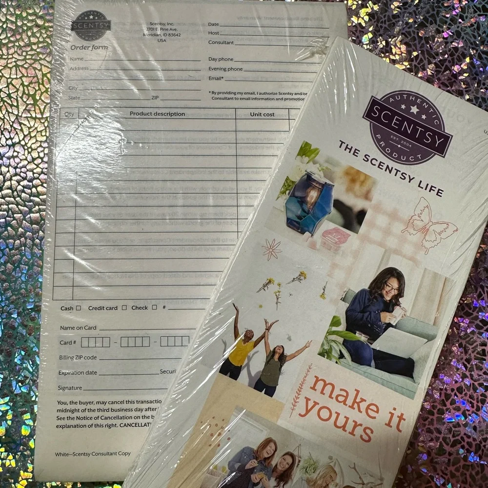 Scentsy Consultant Order Forms
